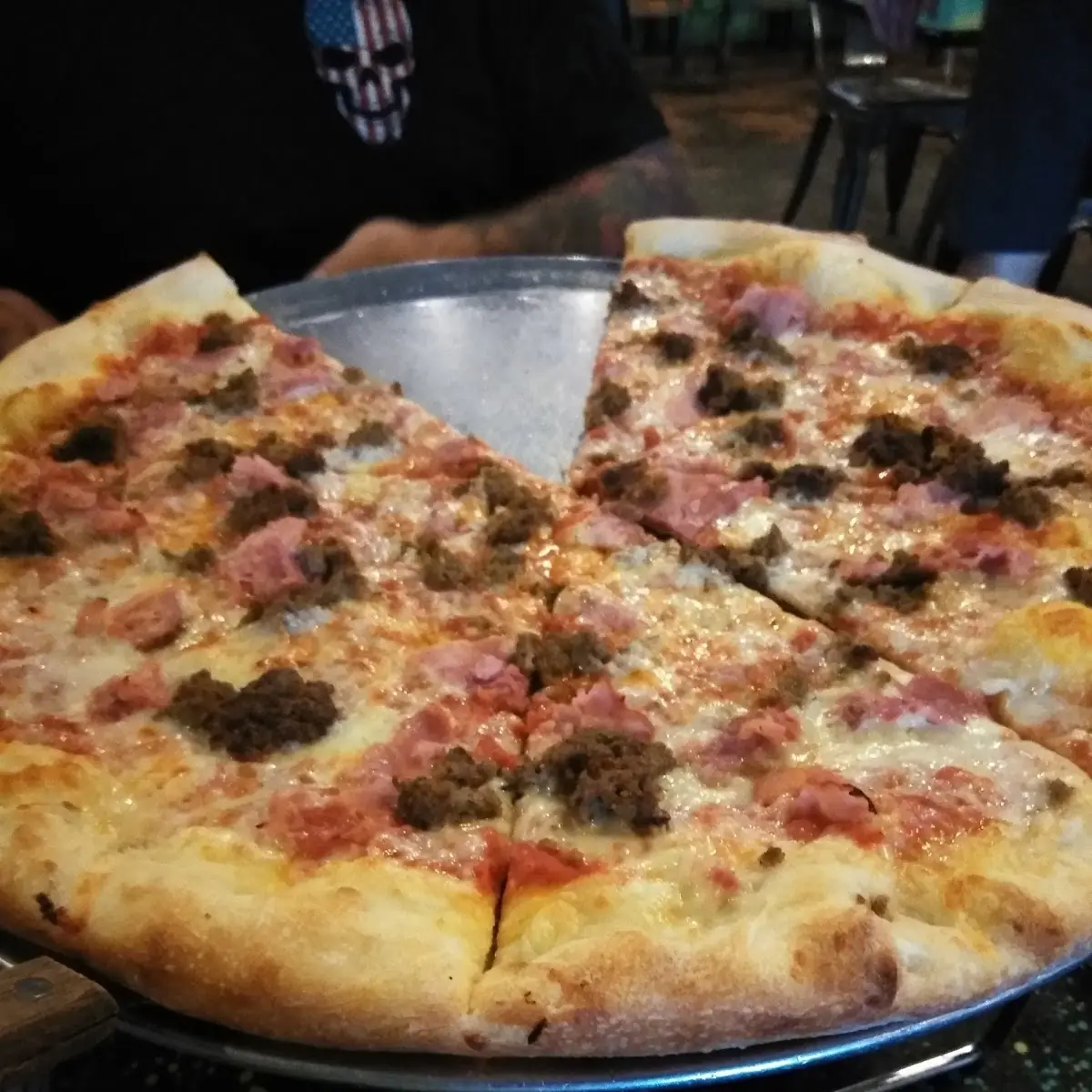 Meatball Pizza