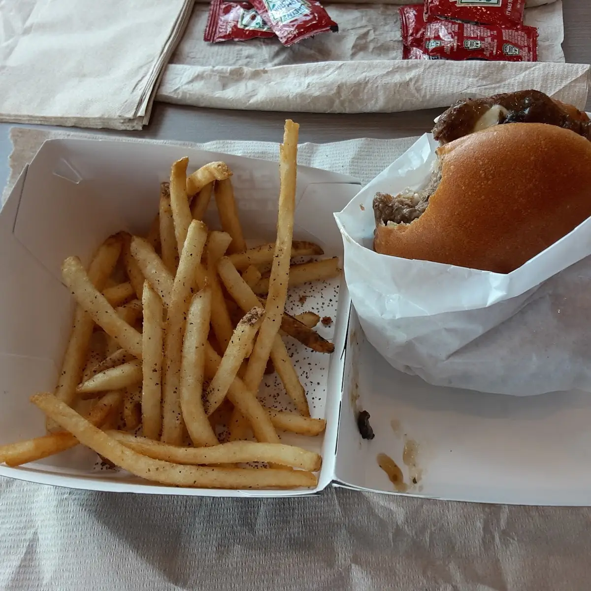 Mushroom Swiss Cheese Burger
