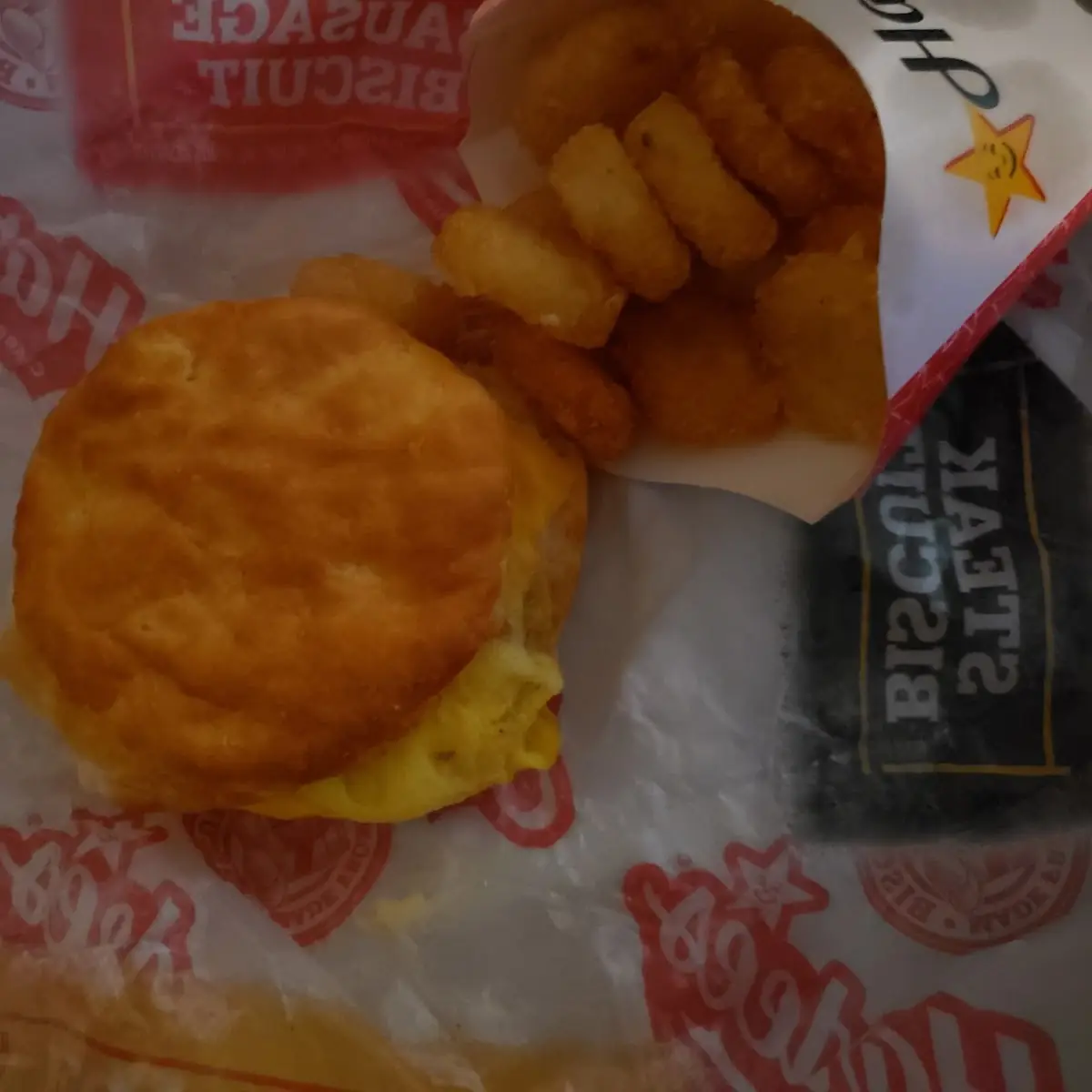 Sausage Egg and Cheese Biscuit