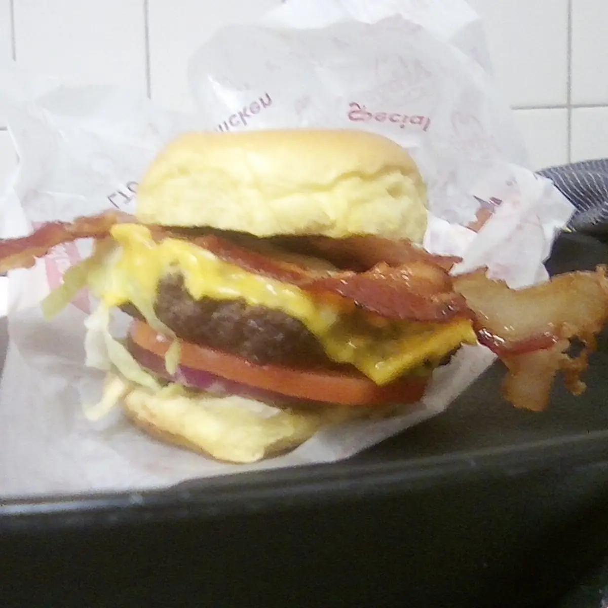 Cheesy Bacon Burger Slider