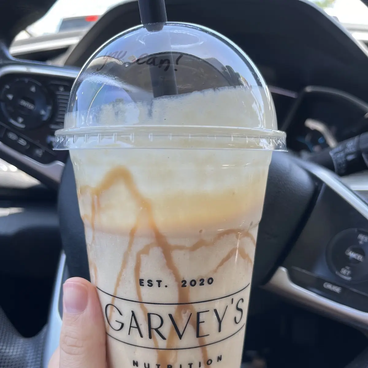 White Chocolate Salted Caramel Shake