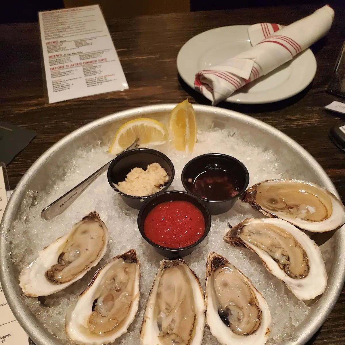 Oysters on the Half Shell