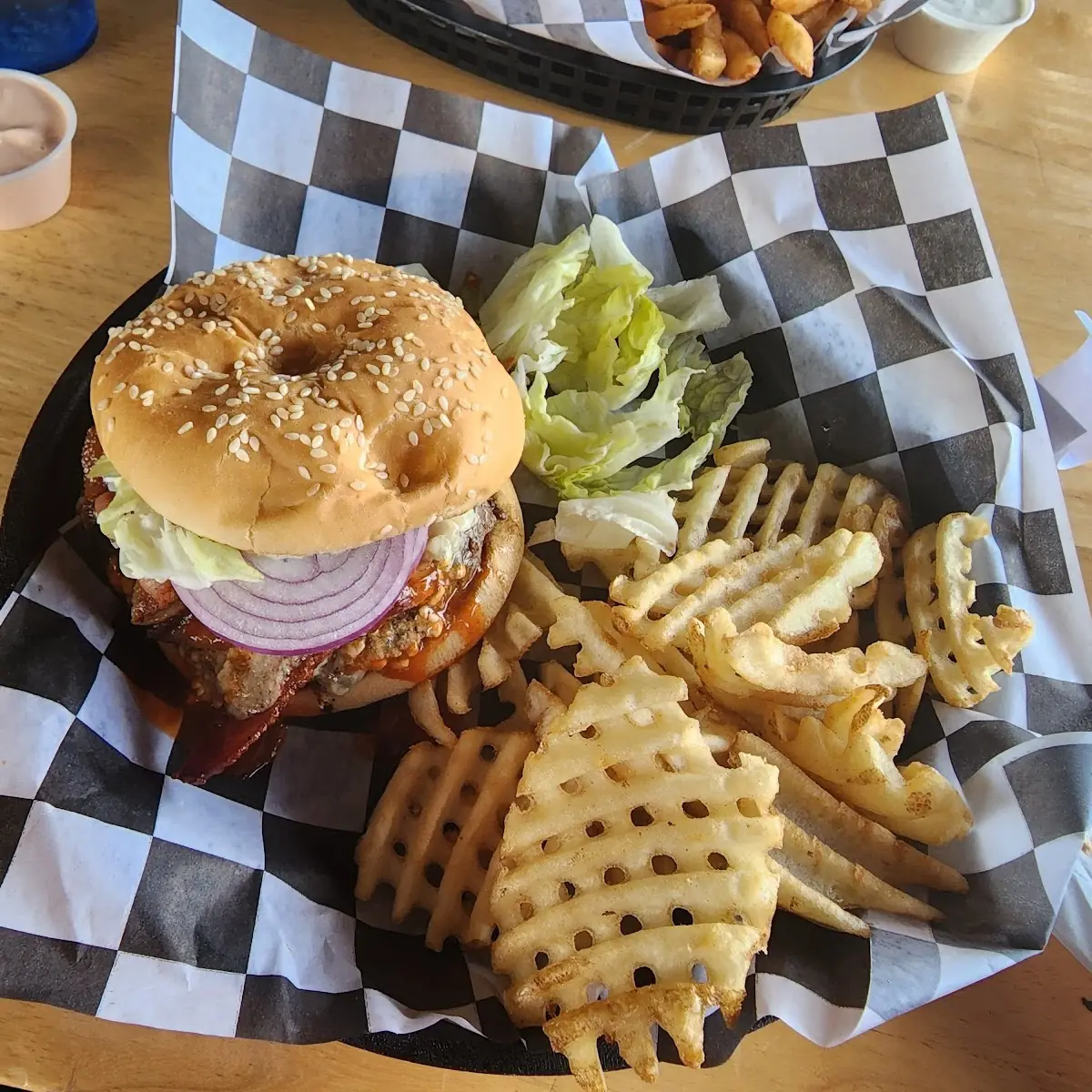 Blue Cheese Bacon Cheeseburger