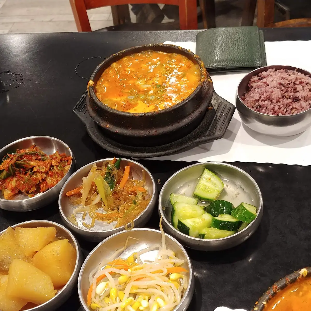 Tofu Vegetables Stone Pot Bibimbab