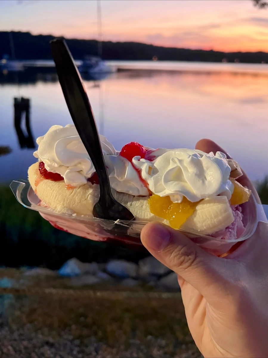 Banana Split Hard Ice Cream