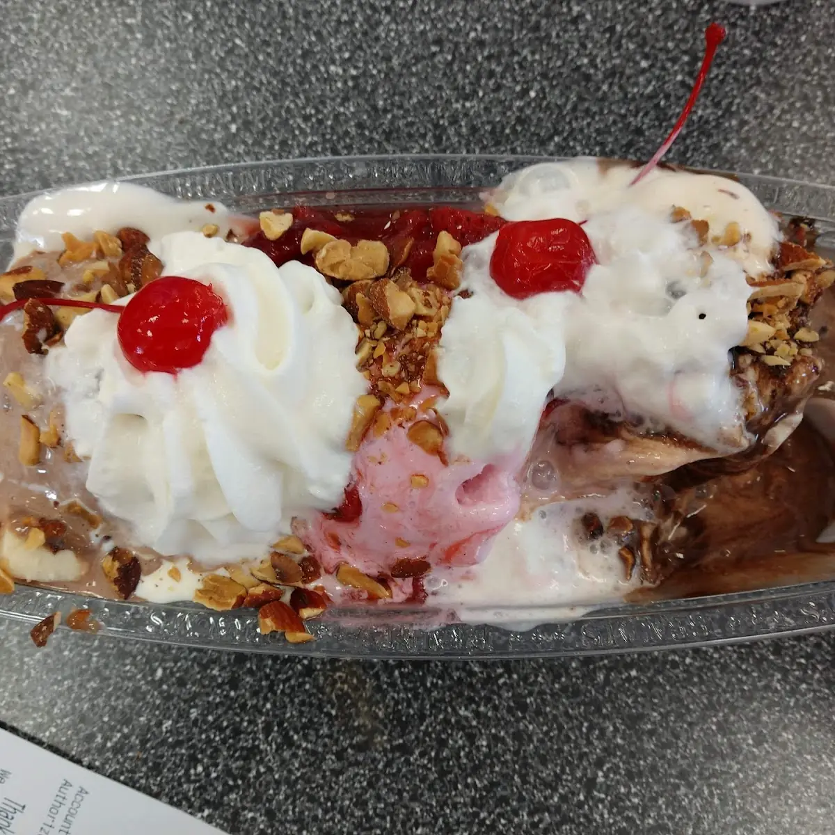Banana Split Sundaes