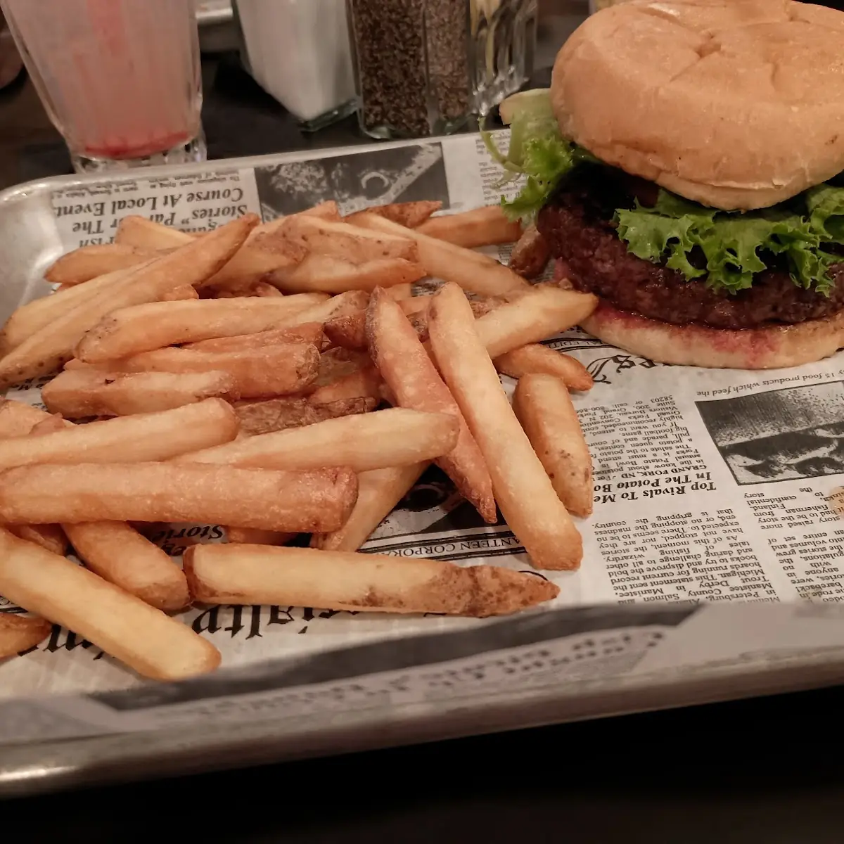 Burger with Fries