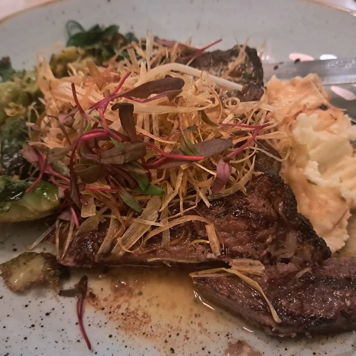 Steak and Mashed Potatoes
