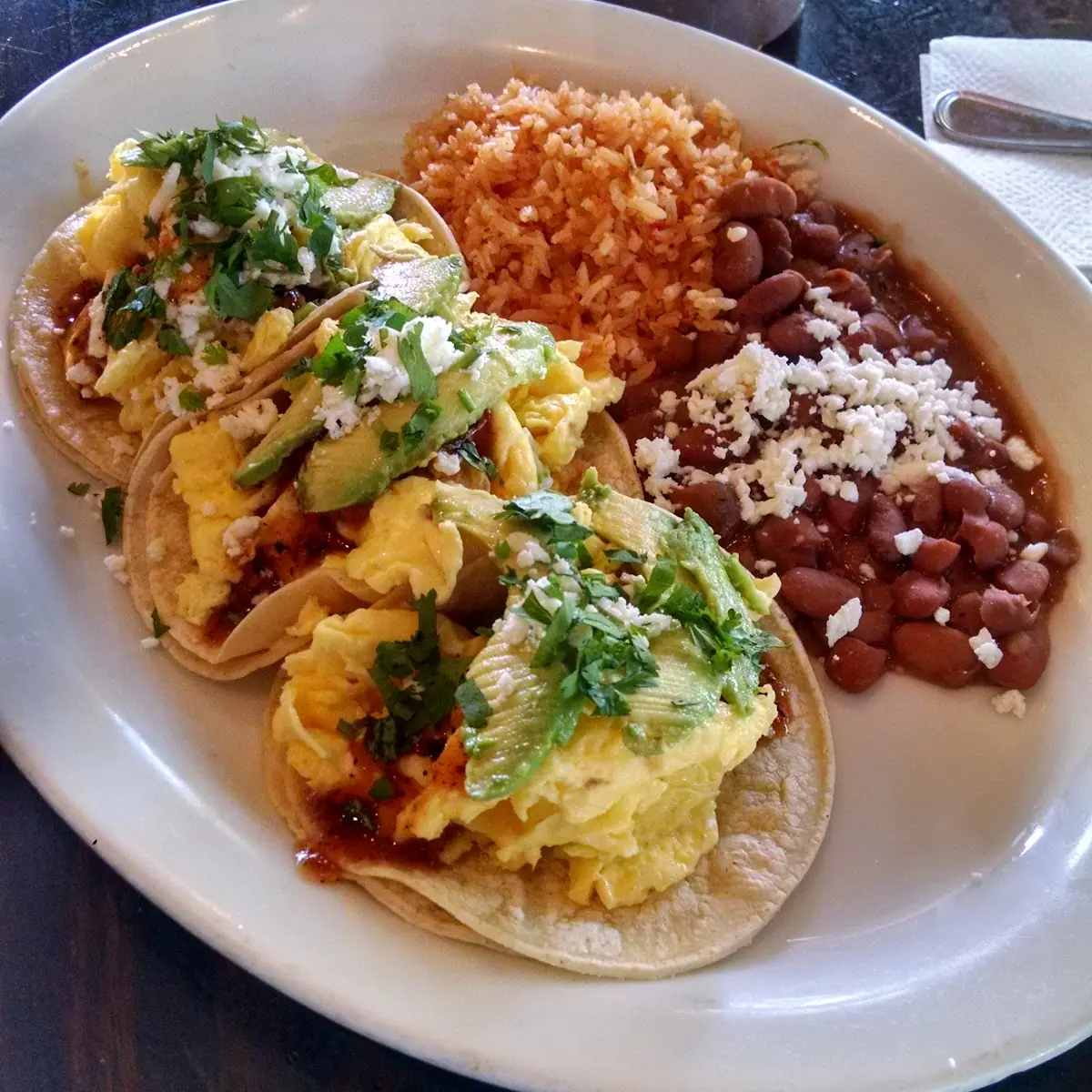 Scrambled Egg Tacos
