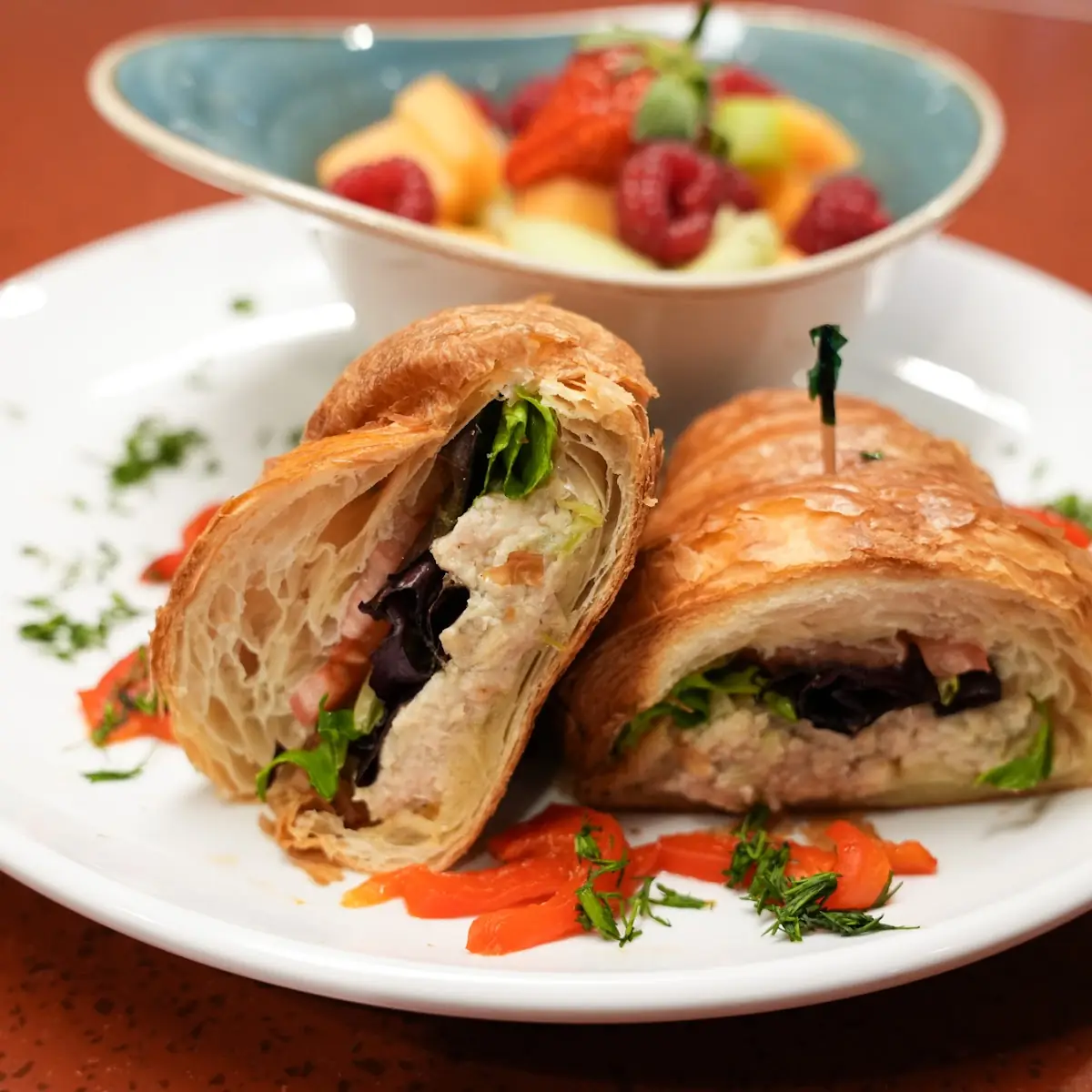 Chicken Salad on Croissant