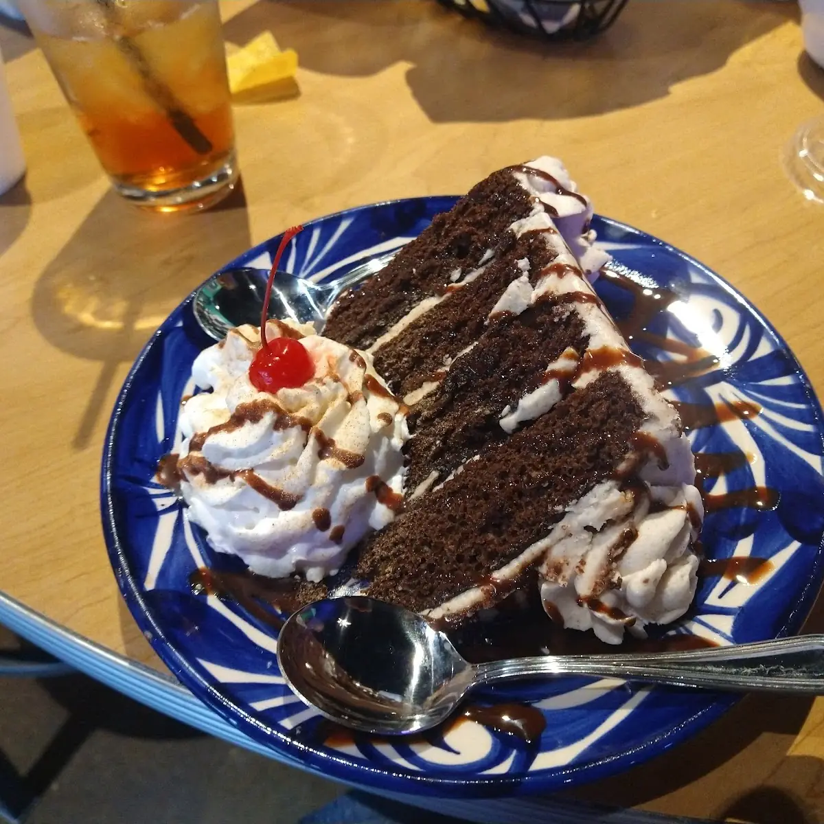 Mexican Hot Chocolate Cake Slice