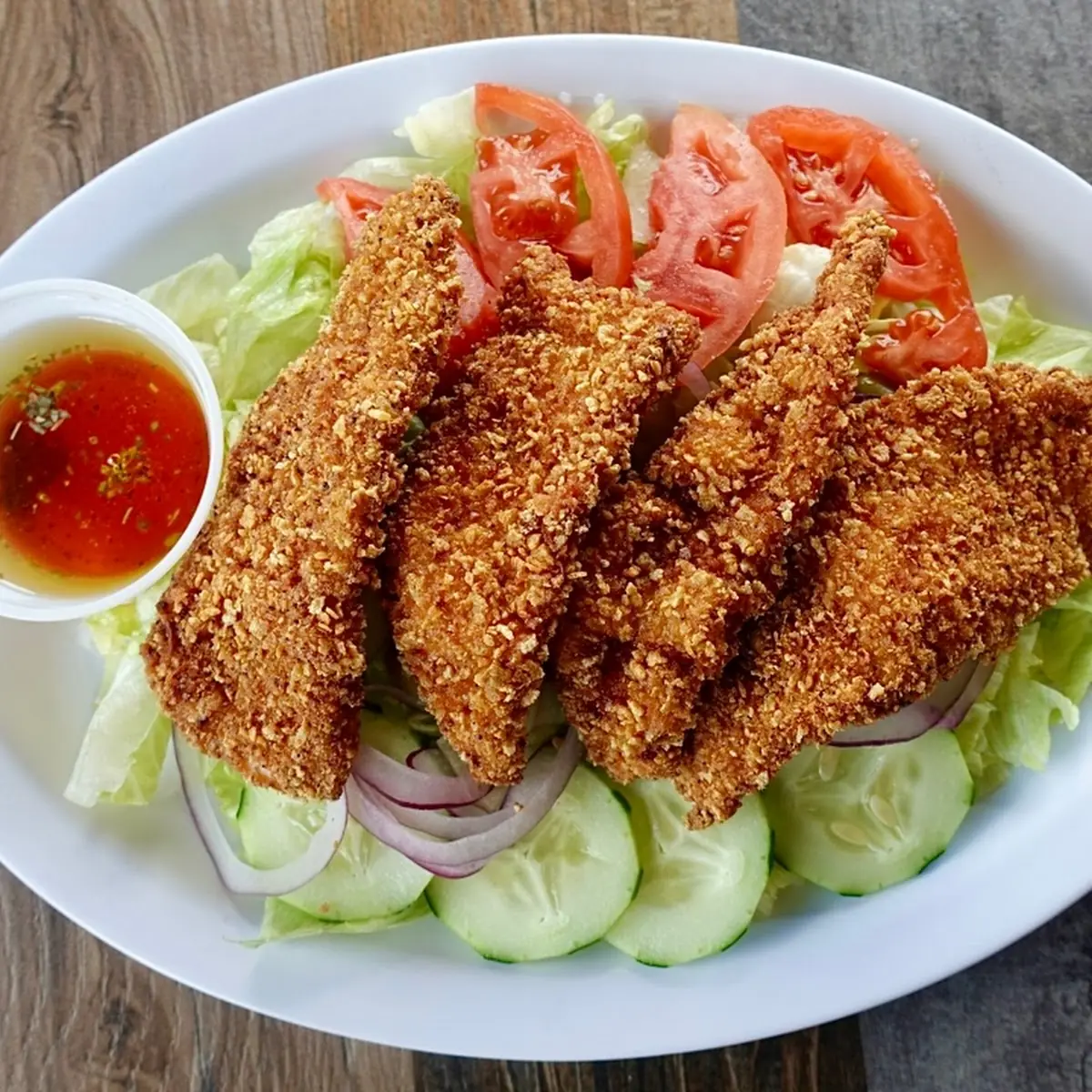 Chicken Cutlet Salad