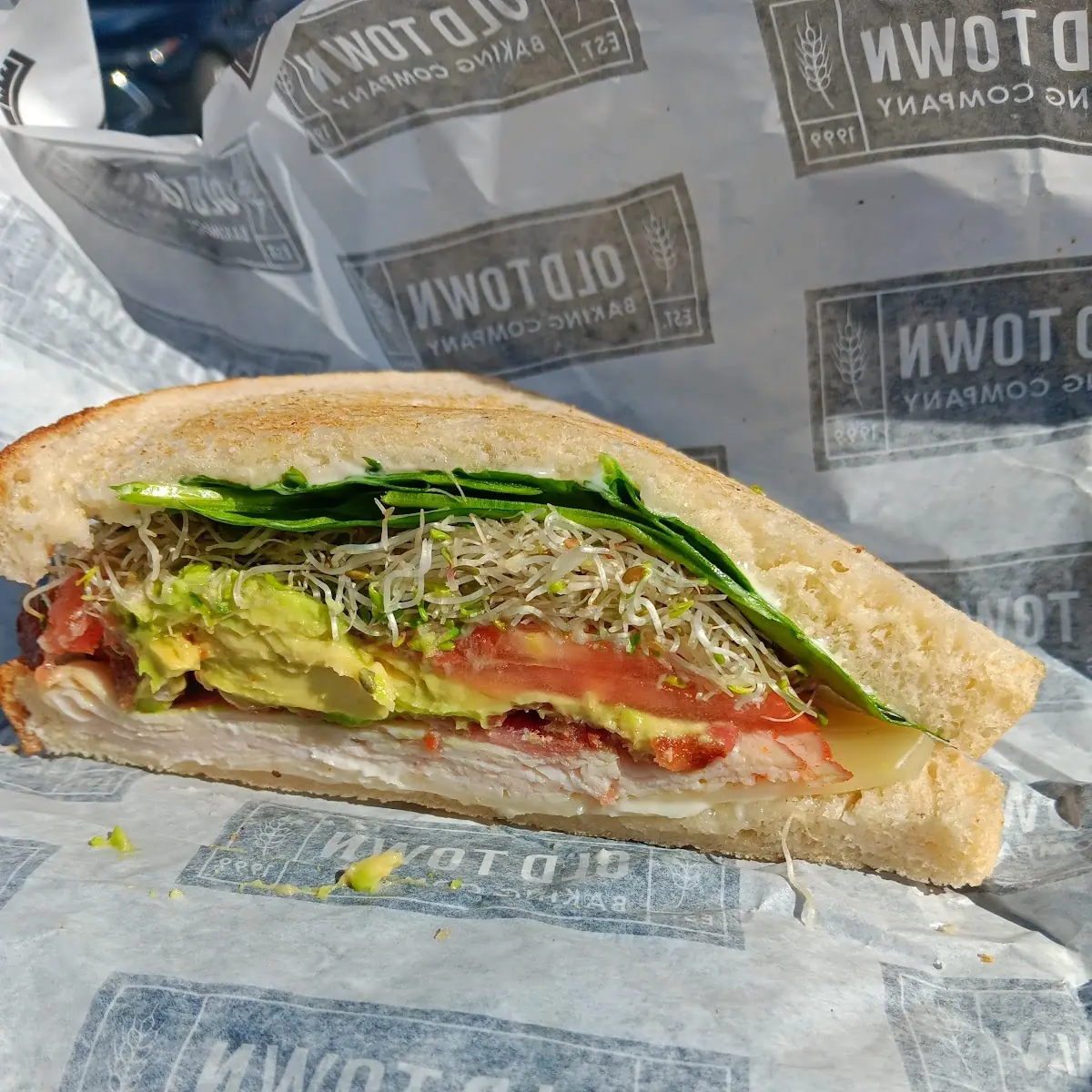 Turkey & Avocado on Sourdough Bread
