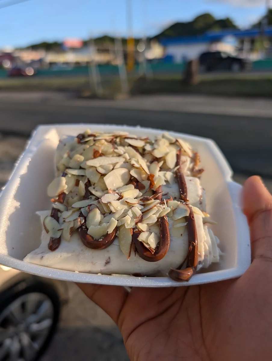 Nutella Flavored Vanilla Ice Roll