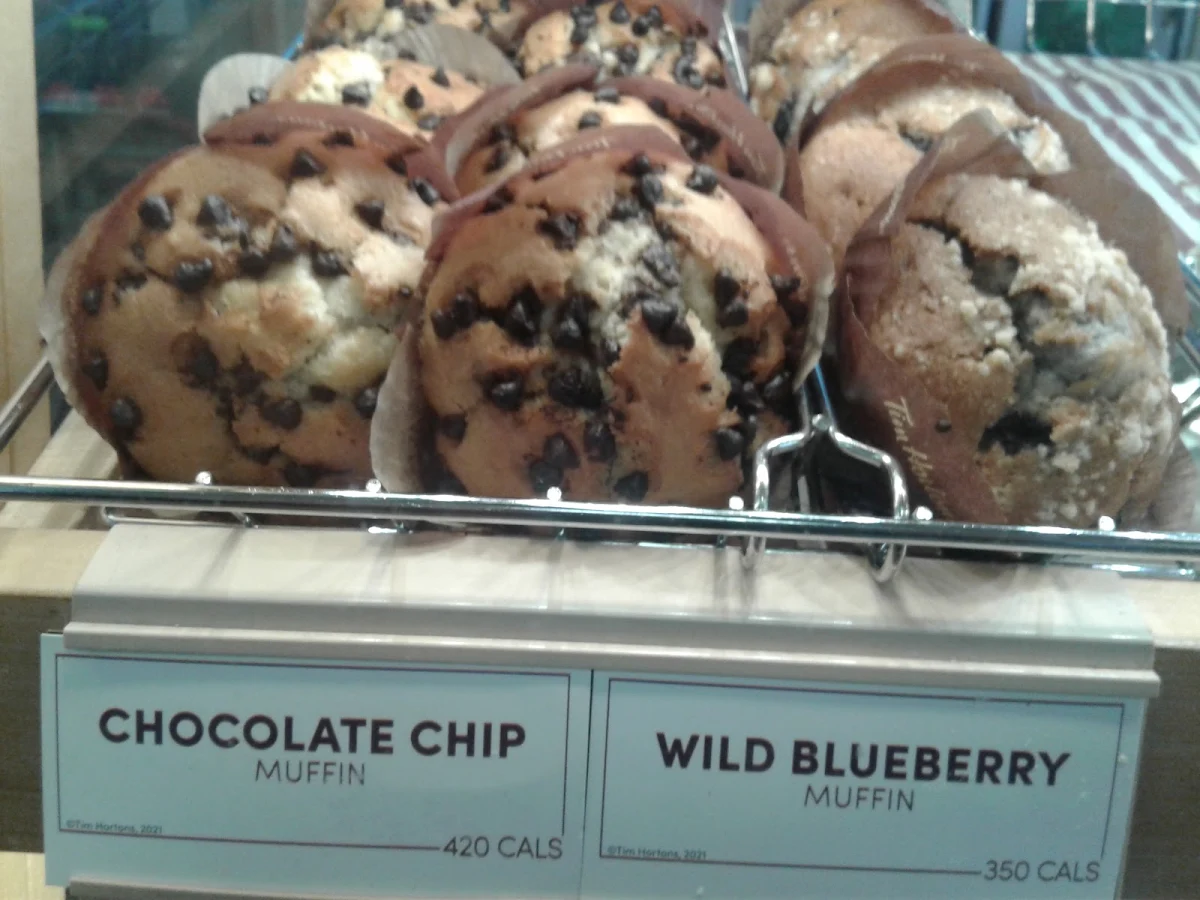 Chocolate Chip Muffin, Tim Hortons