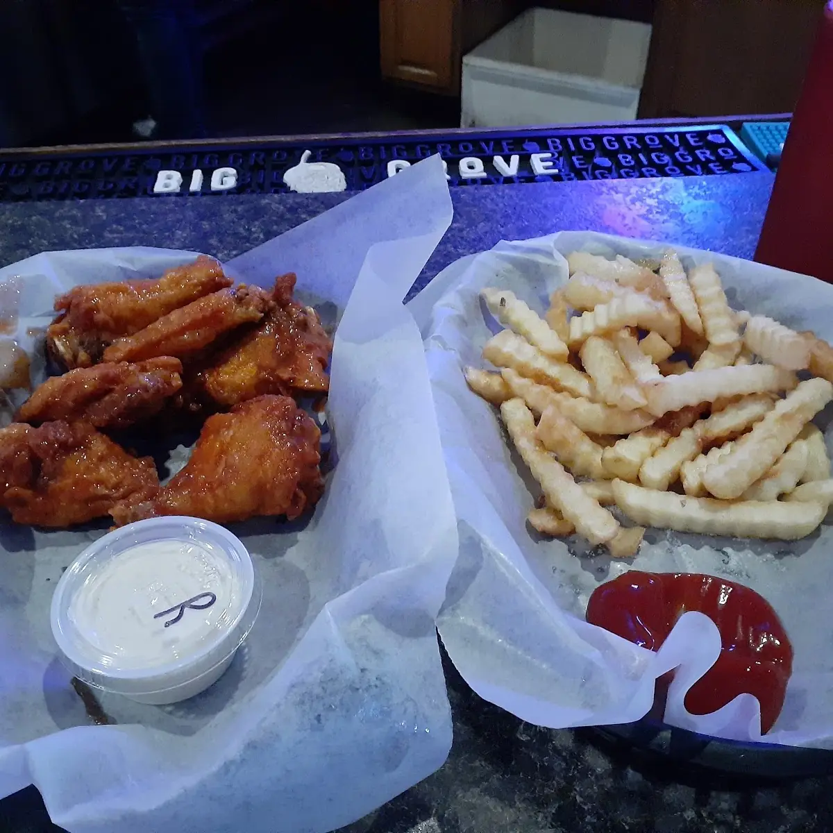 Fries and Wings