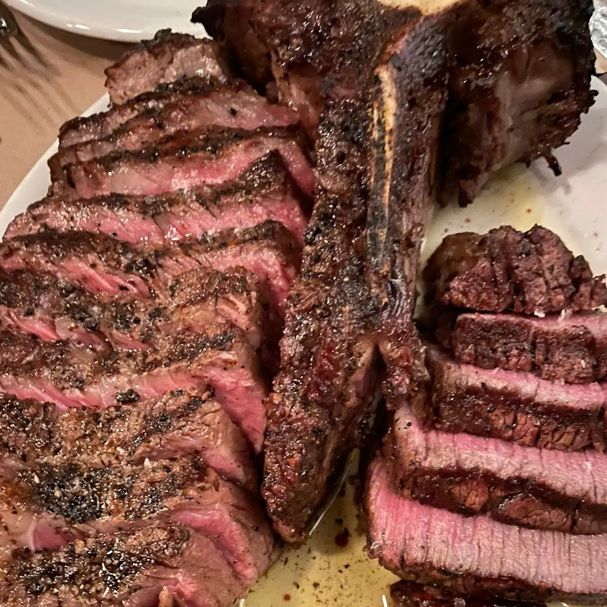 Porterhouse Steak and Red Wine