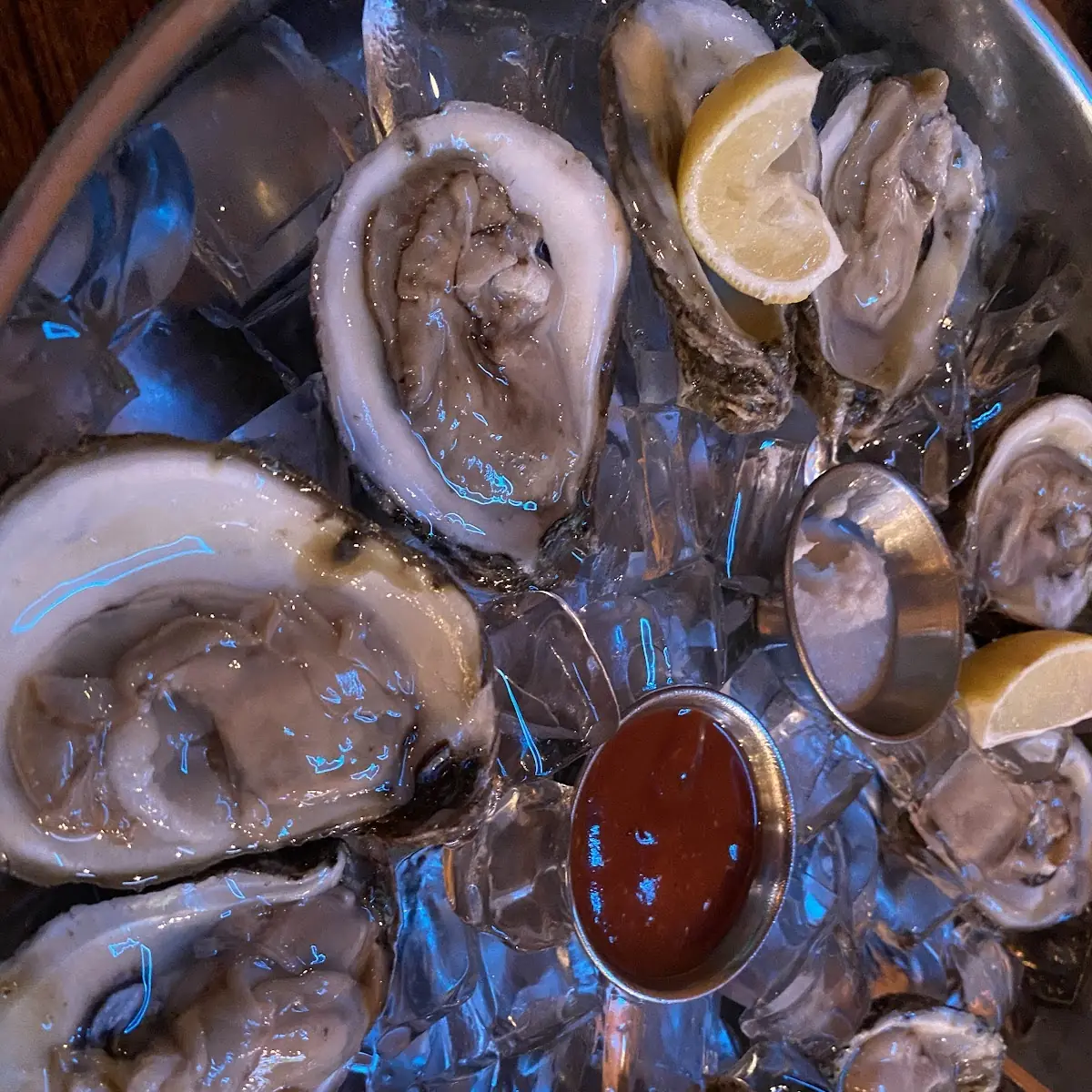 Blue Point Oysters on the Half Shell