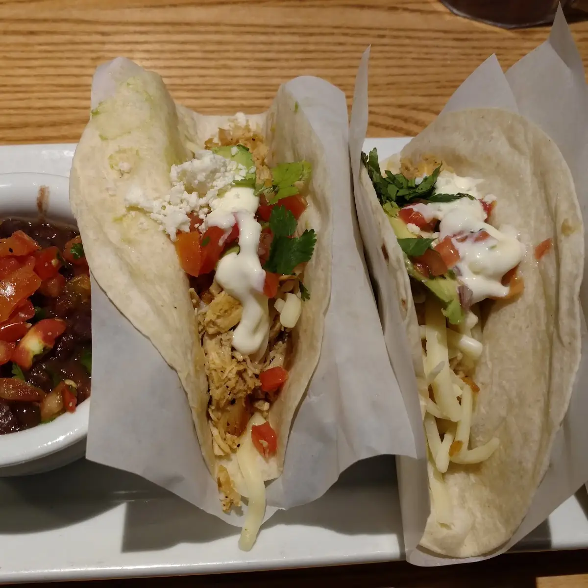 Ranchero Chicken Tacos