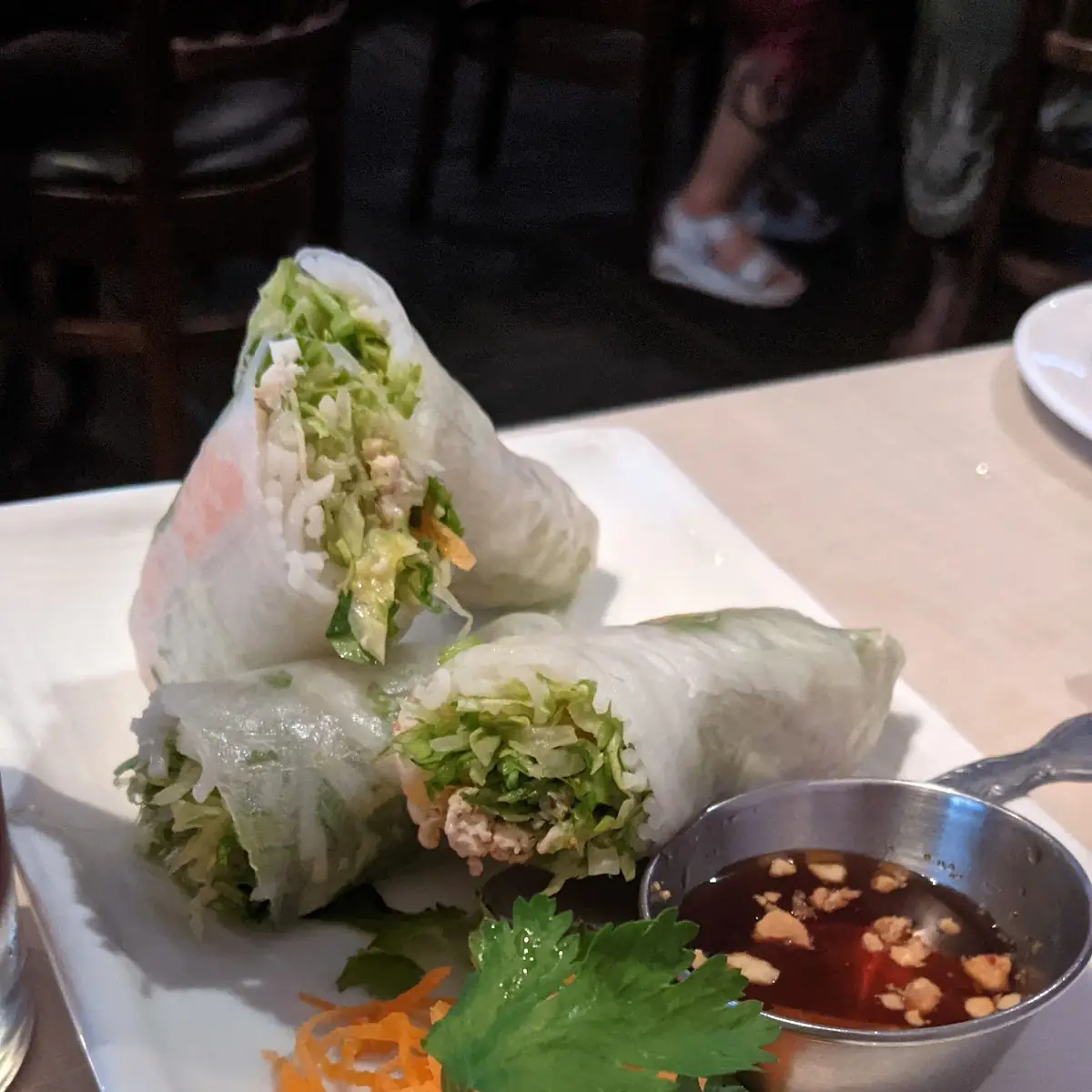 Crispy Chicken Thai Egg Rolls