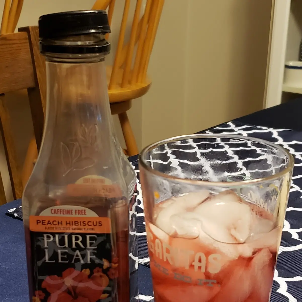 Peach Hibiscus Iced Tea