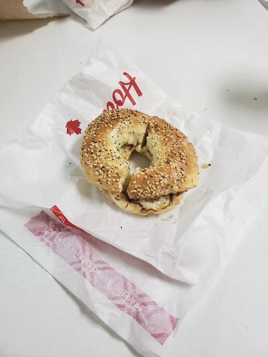 Everything Bagel with Butter, Tim Hortons