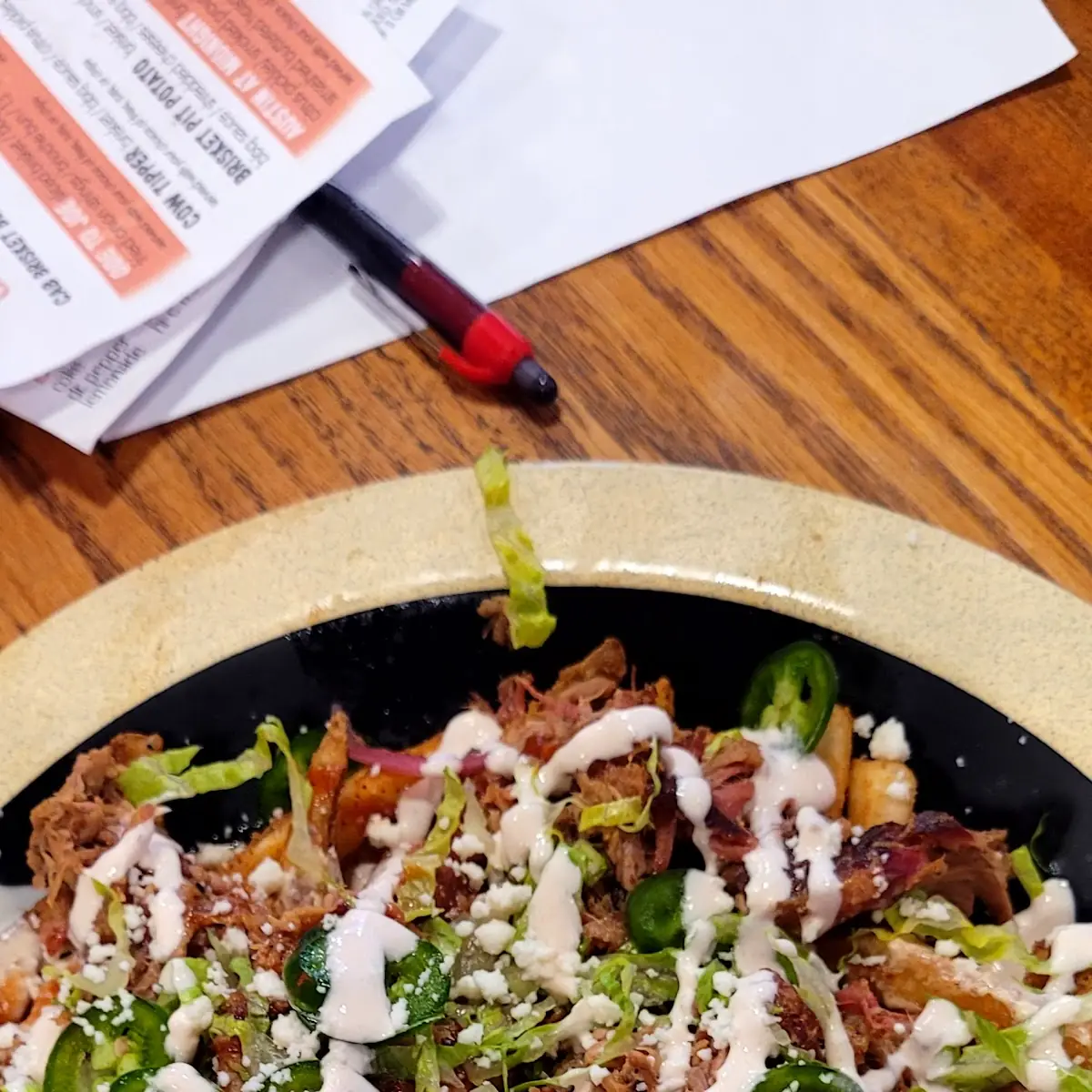 Nachoooos on Fries with Pork