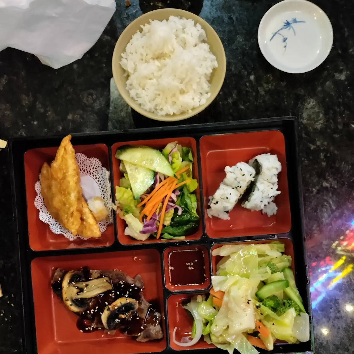New York Steak Bento Box