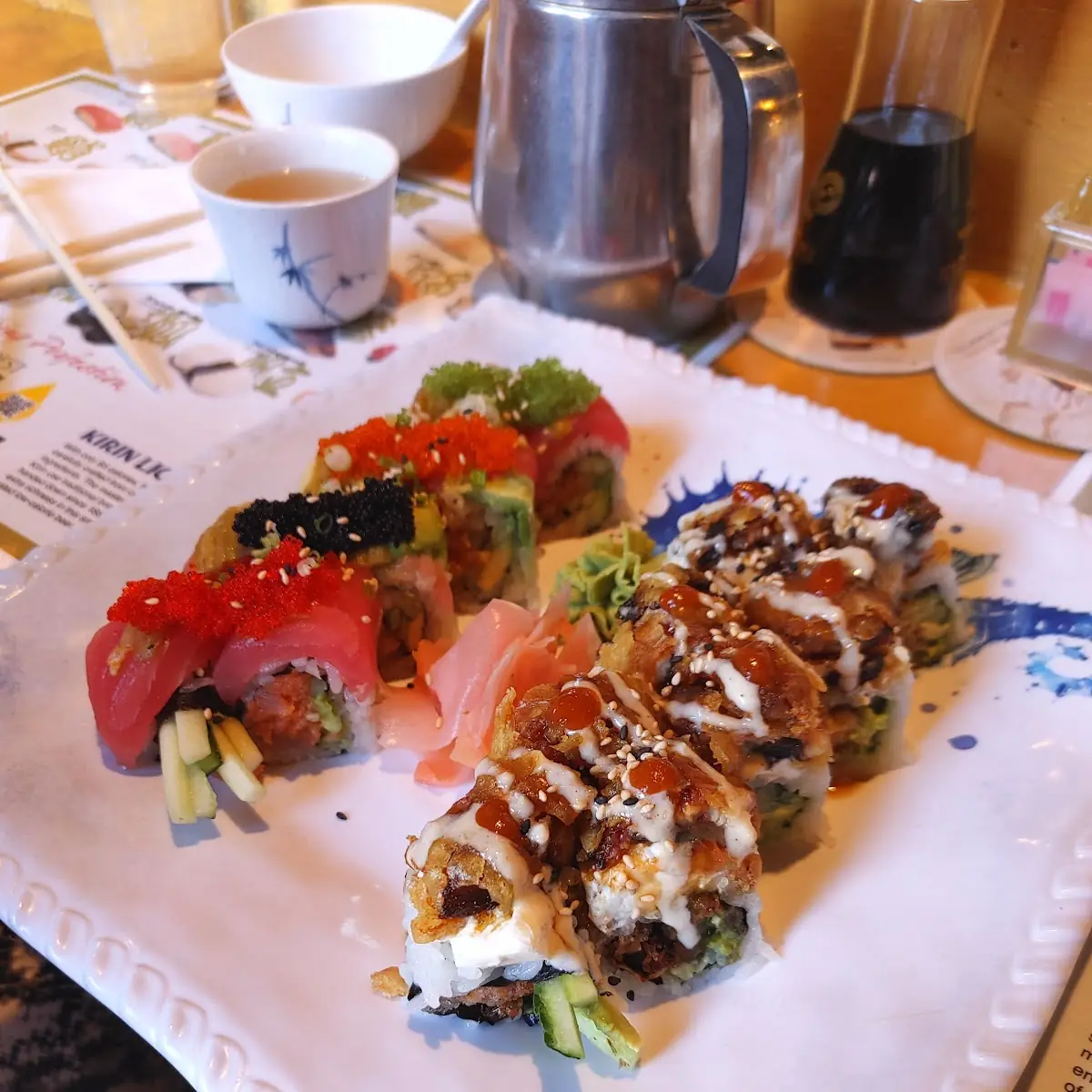 Rising Sun Roll Crispy Dragon Roll