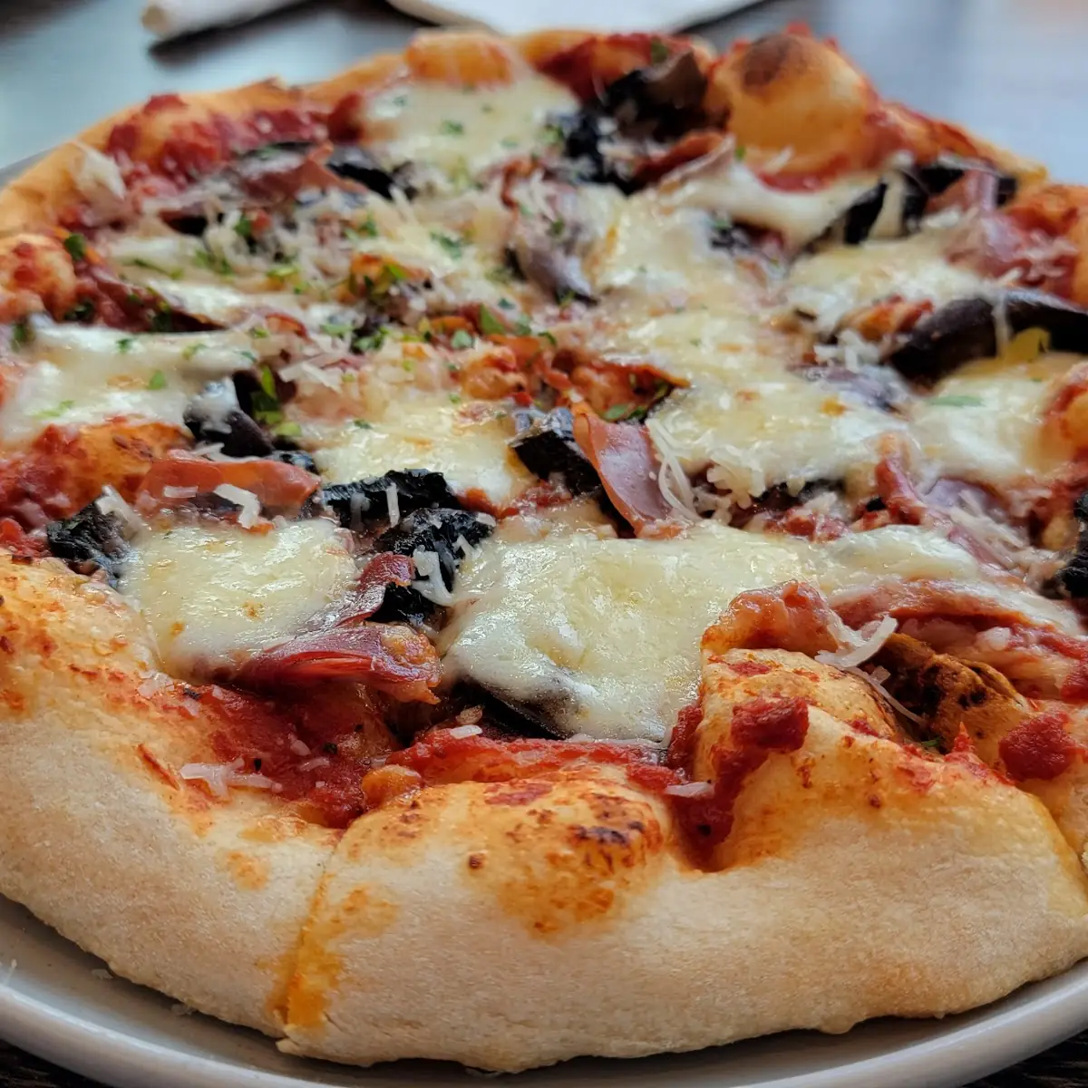 Pepperoni and Mushroom Pizza