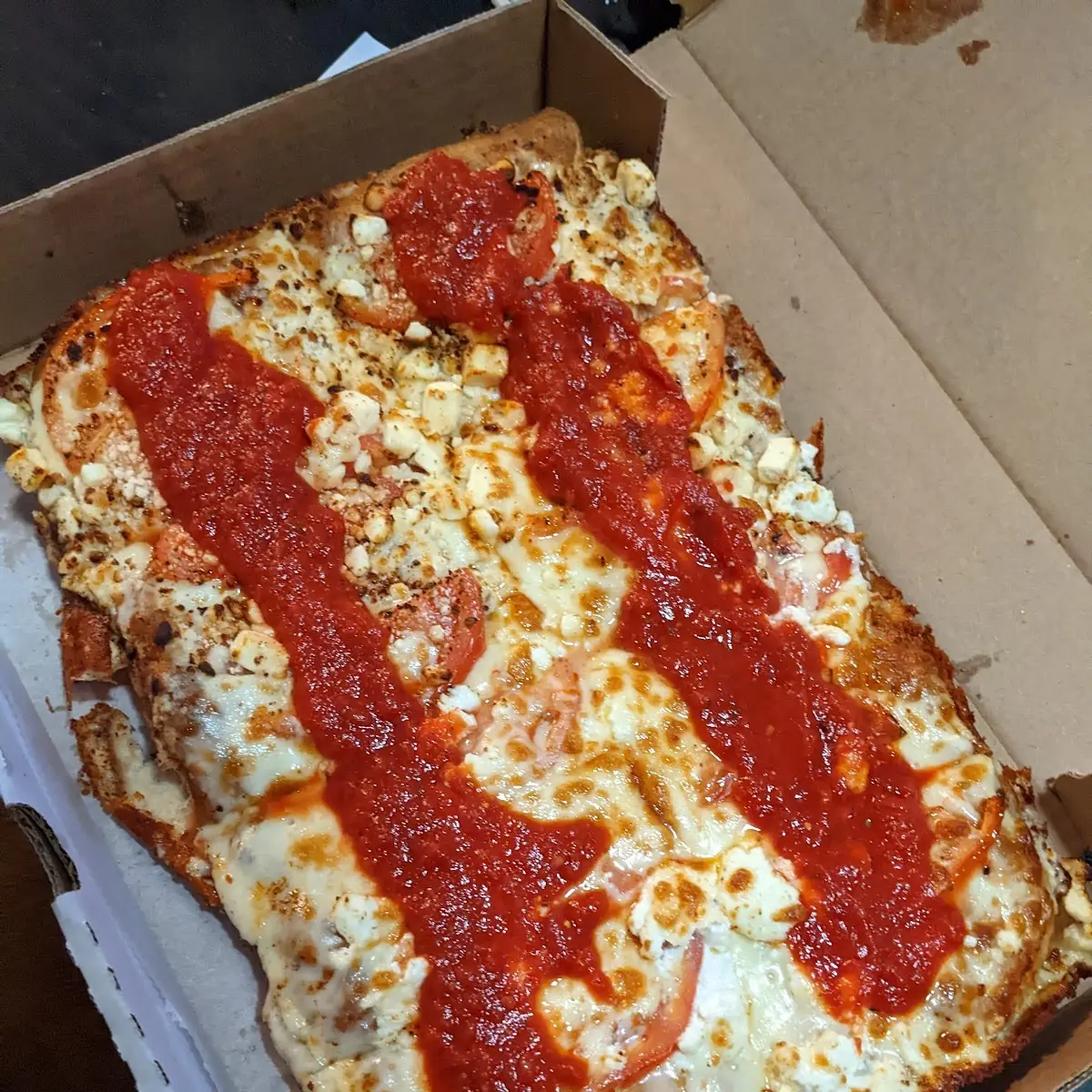 Cheese Detroit Style Pizza
