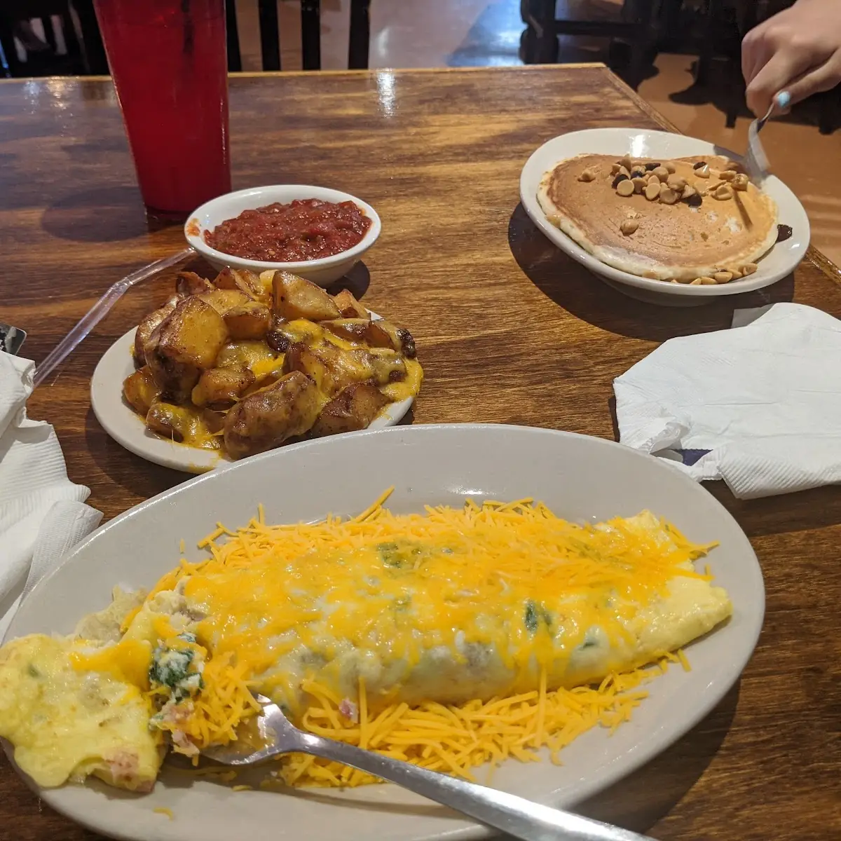 Chili & Cheese Omelet