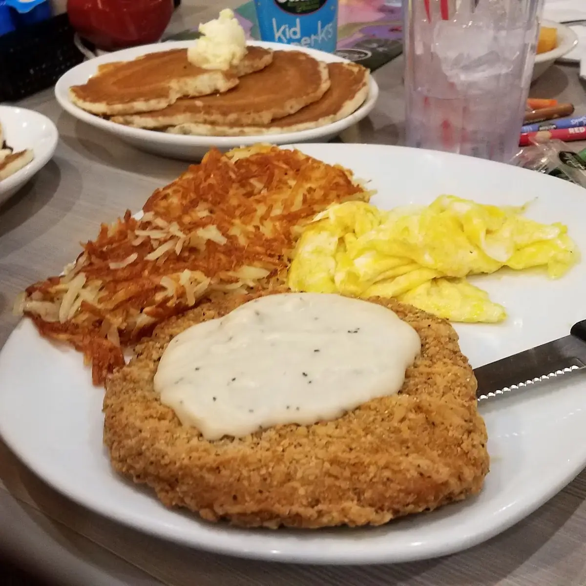 Chicken Fried Steak and Eggs