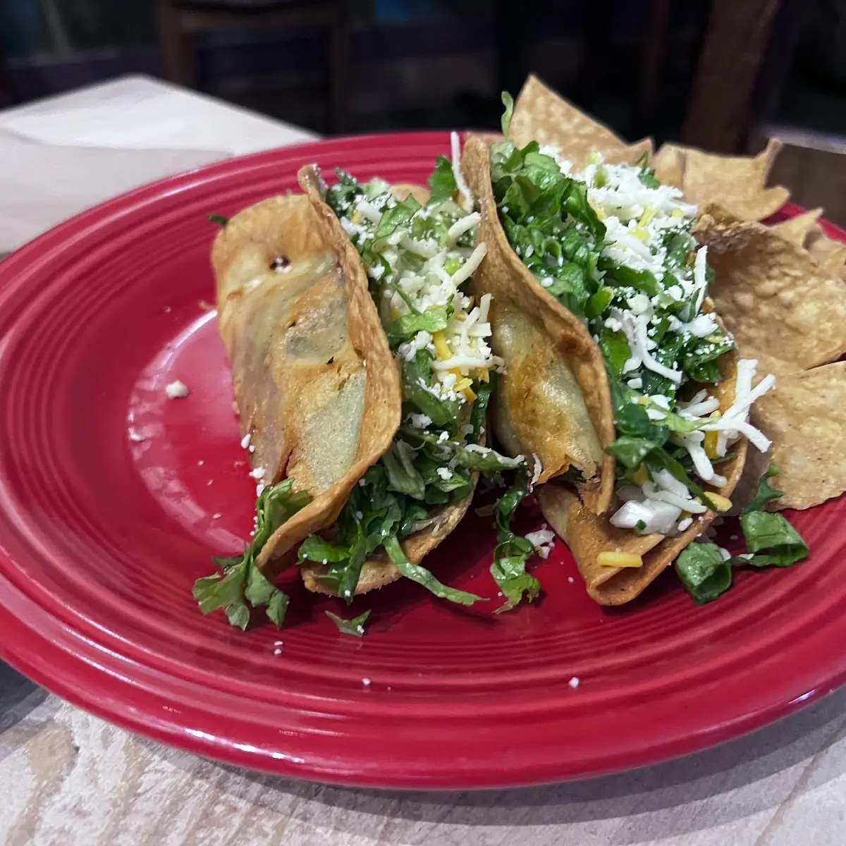 Crispy Chicken Tacos