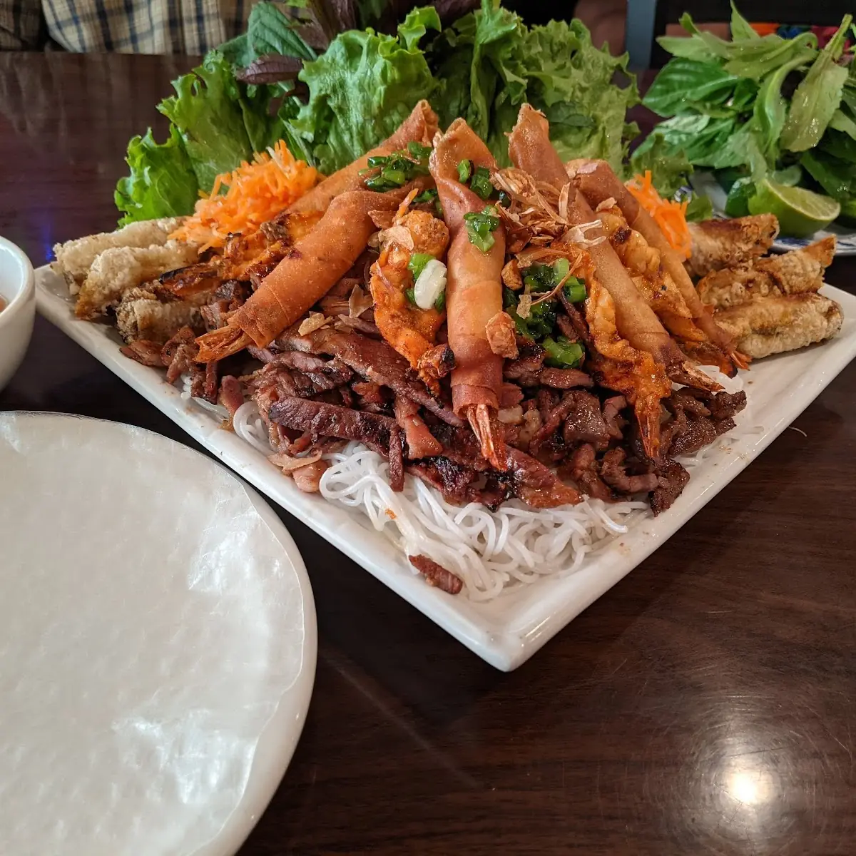 Combination Noodle Spring Roll