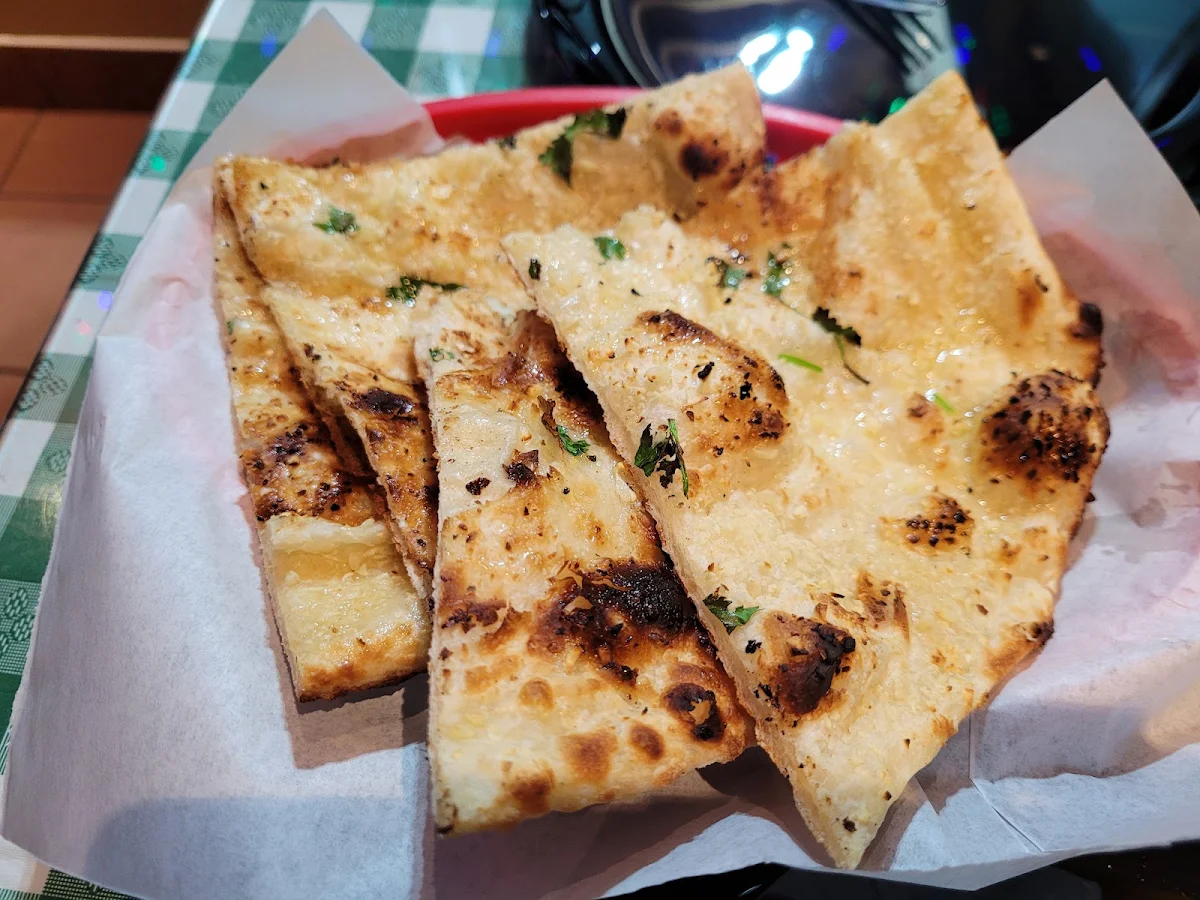 Garlic Naan, Chola Indian Cuisine