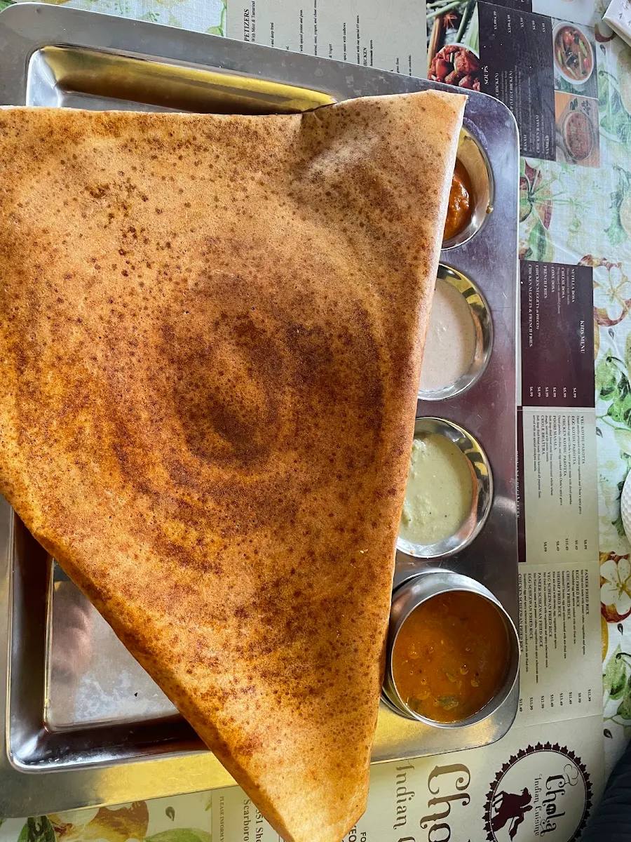 Mysore Masala Dosa, Chola Indian Cuisine