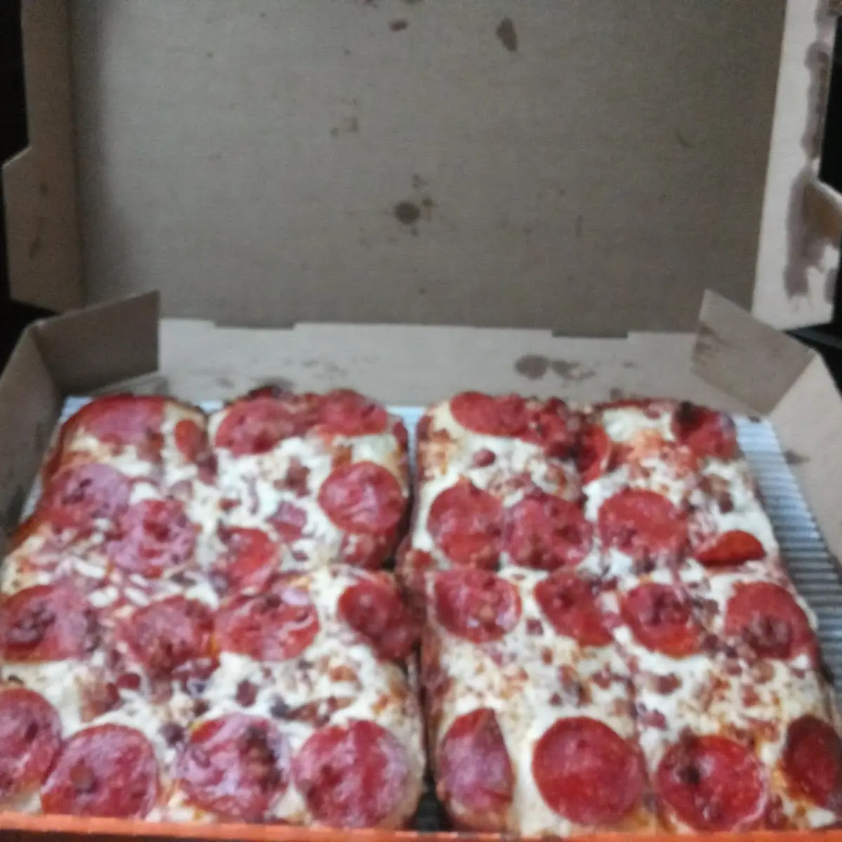 Deep Dish Meat and Cheese Pepperoni Pizza