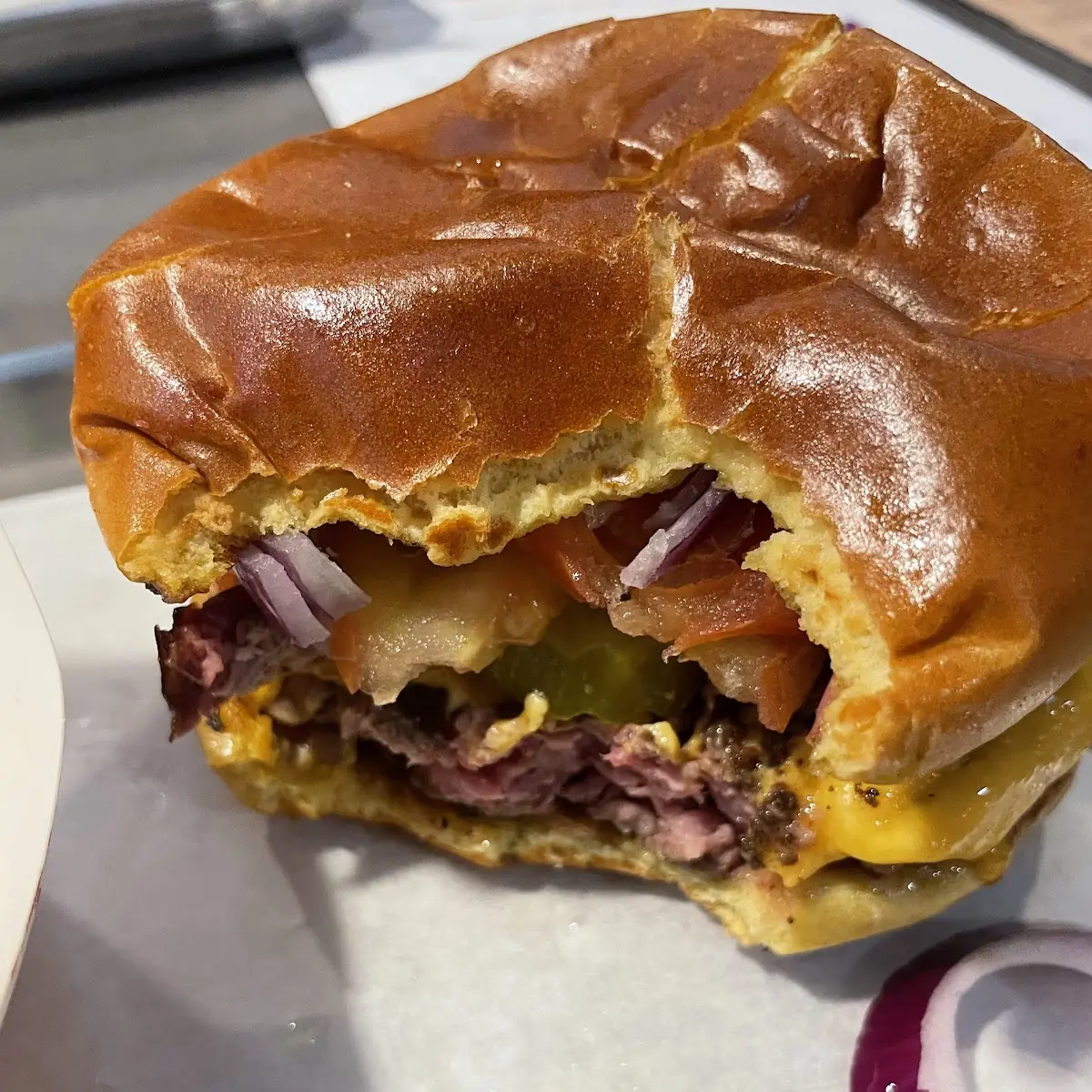 Pig N Pub Brisket Burger