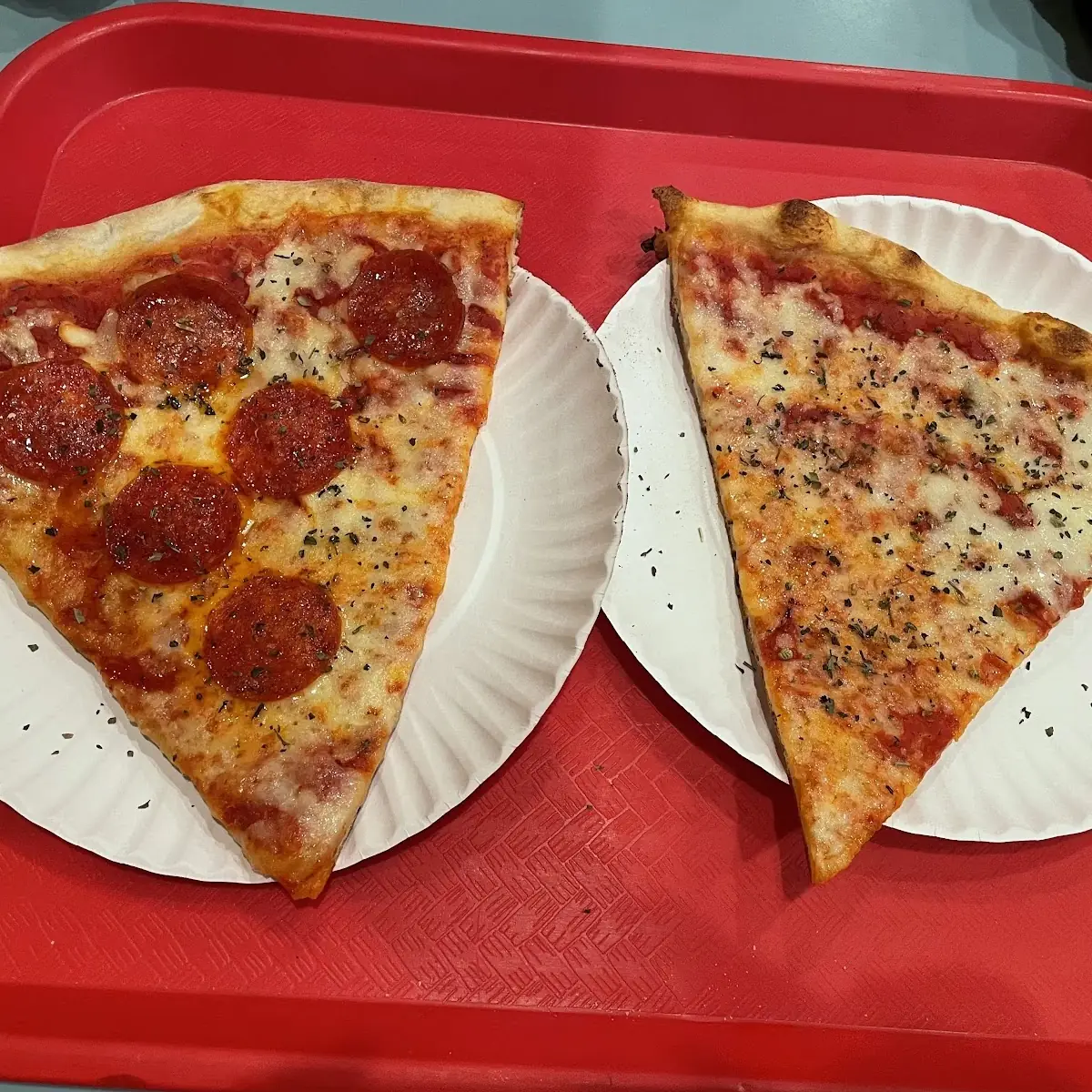 Plain Pizza & Pepperoni Pizza