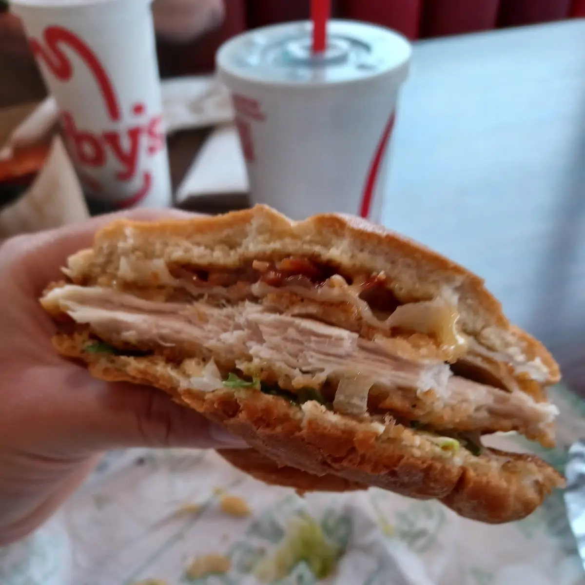 Chicken Bacon Swiss Burger