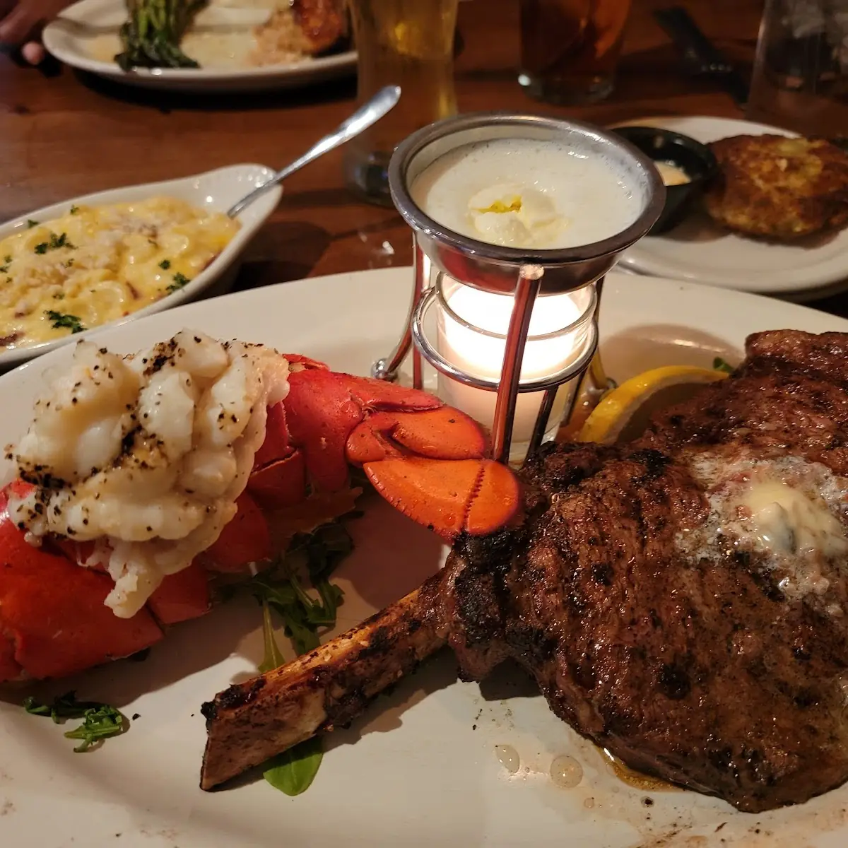 Lobster and Ribeye Steak