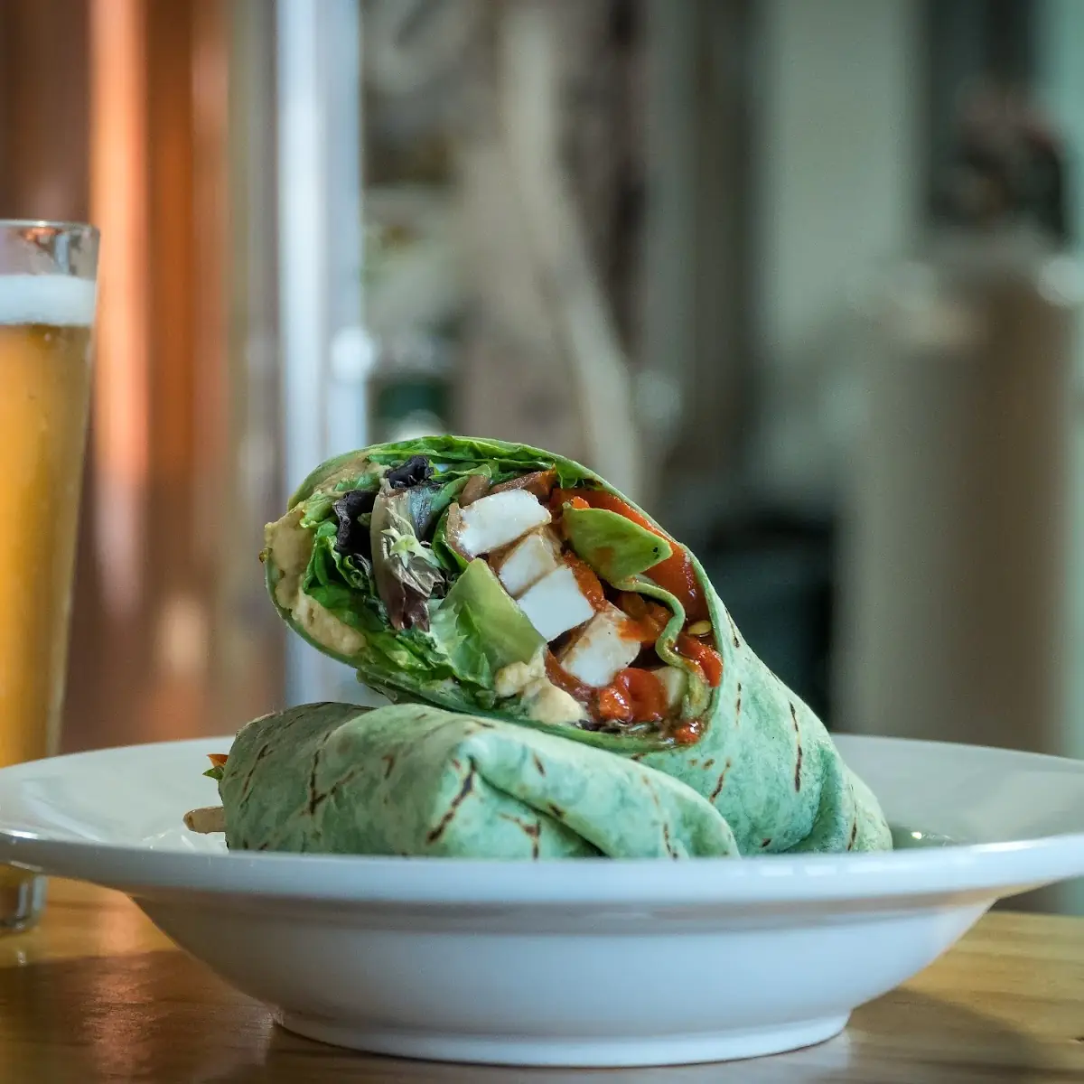 Hummus Veggie Wrap