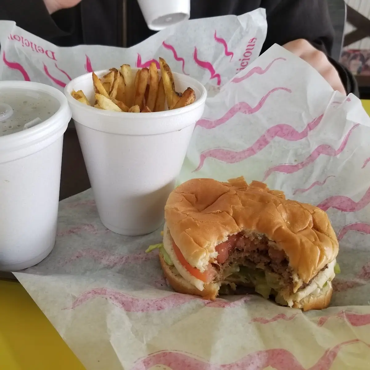 Burger and Fries