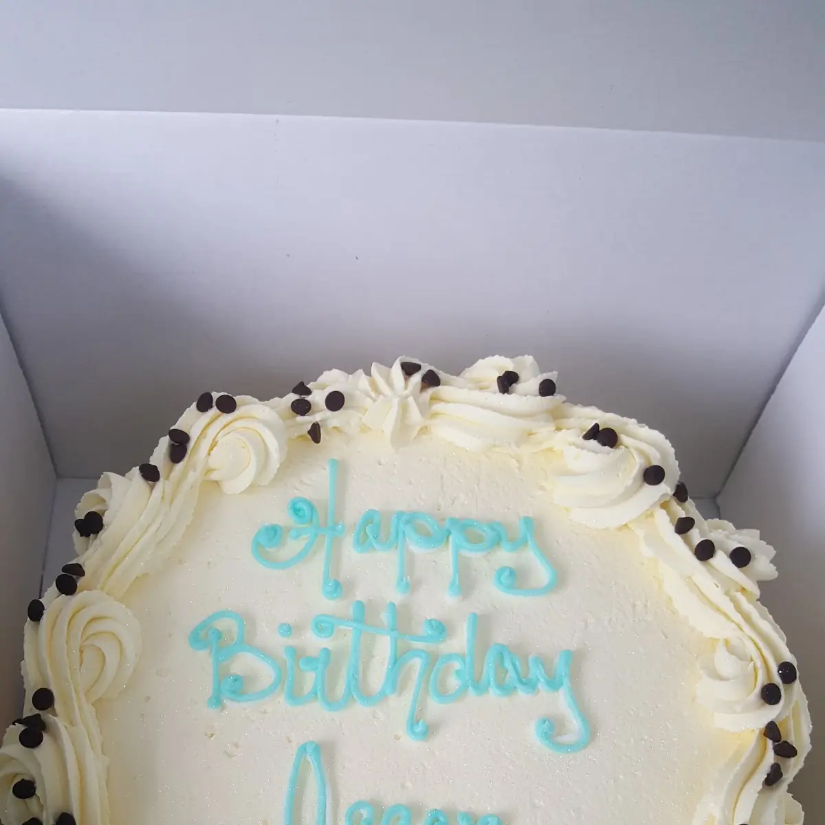Cannoli Birthday Cake
