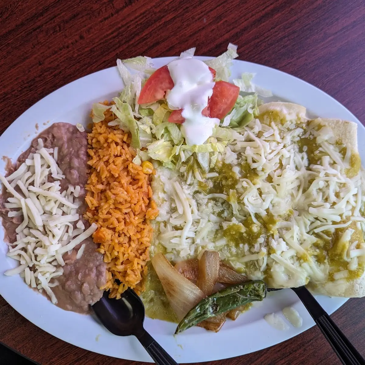 Enchilada Plate