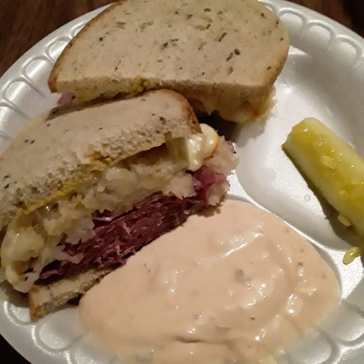 Reuben with Special Sauce