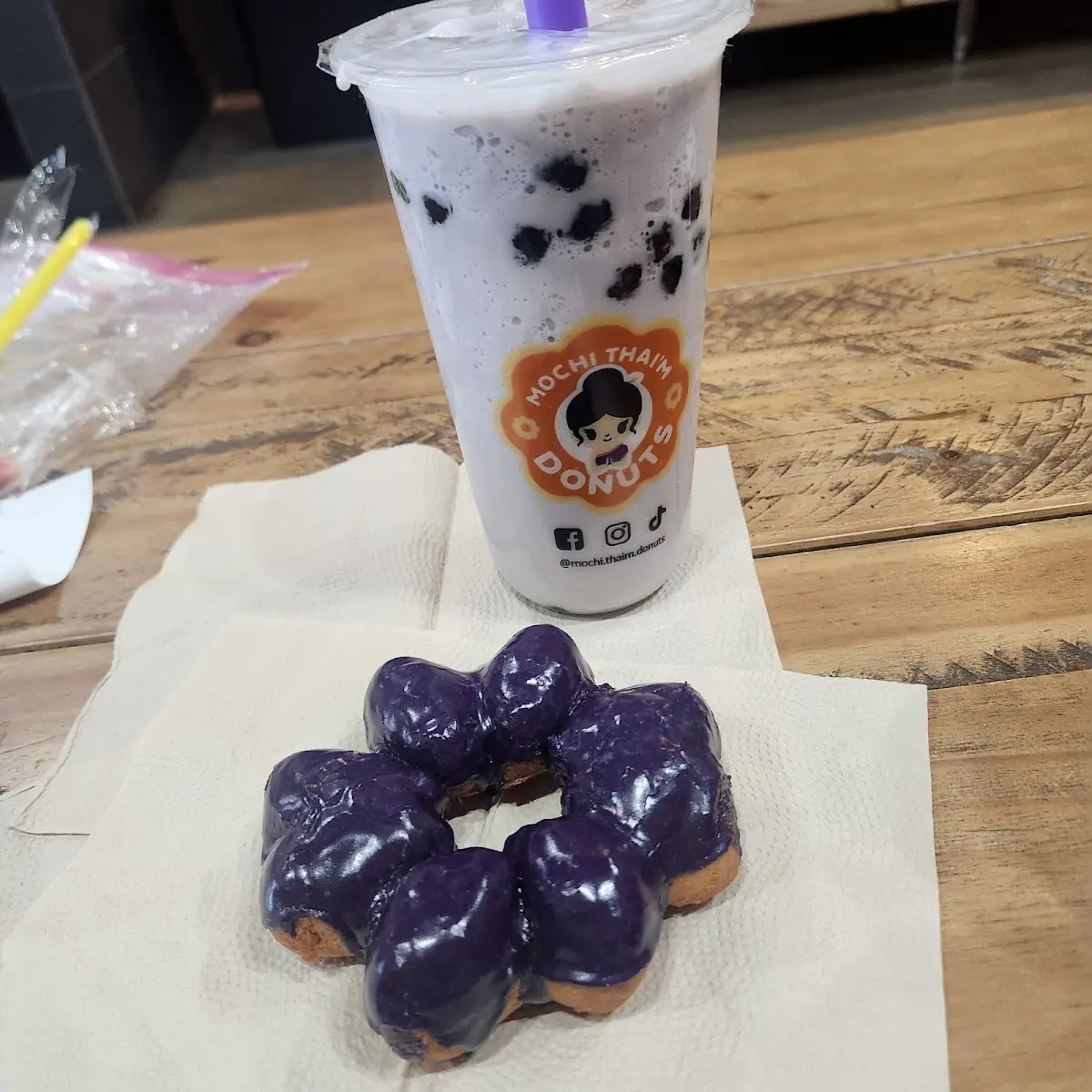 Ube Glazed Donut
