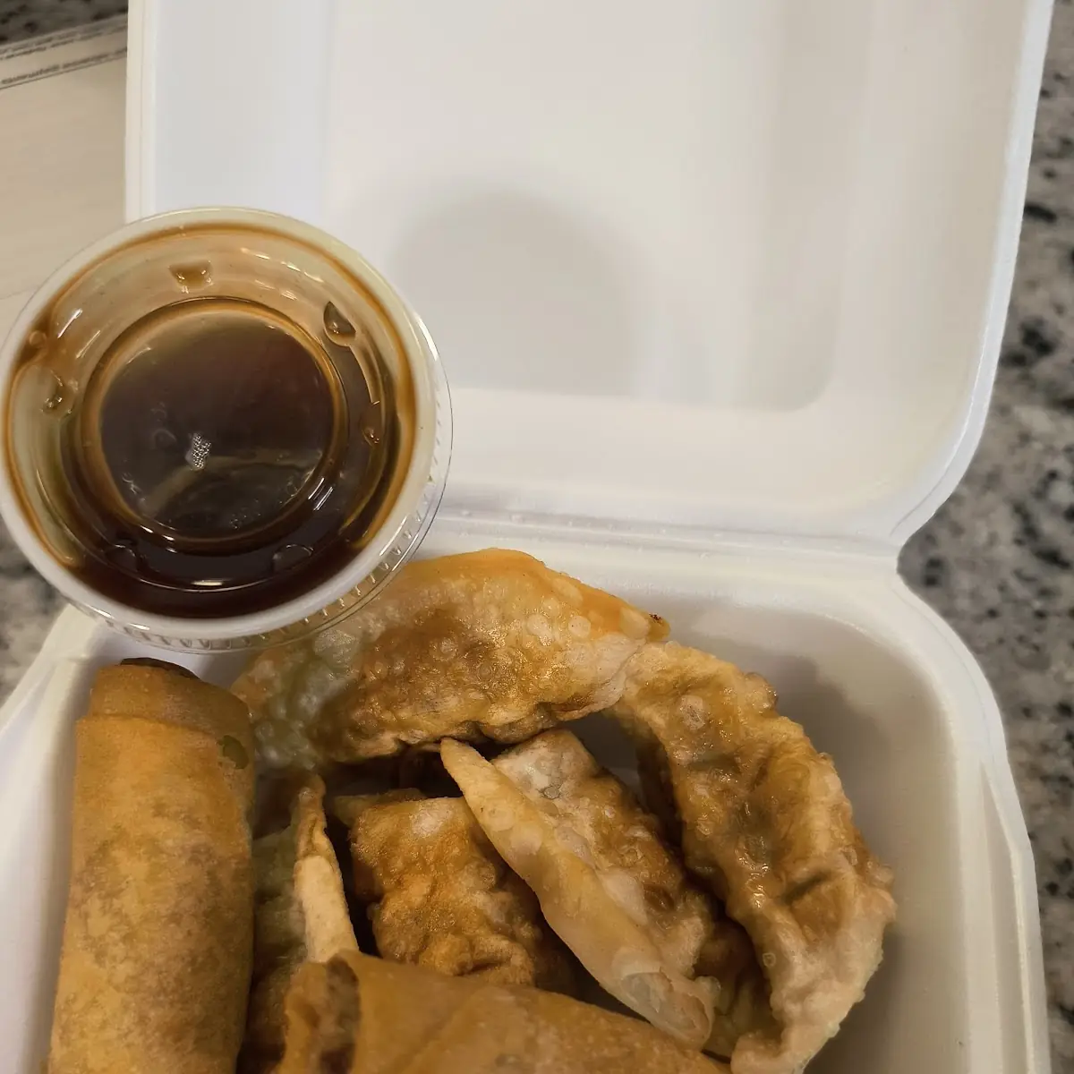 Fried Spring Rolls with Dipping Sauce