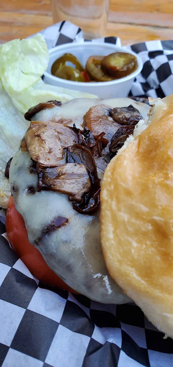 Swiss Mushroom Burger